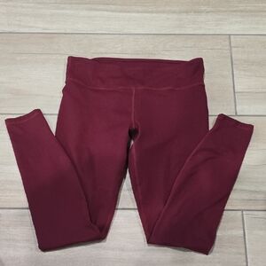 Fabletics Burgundy Leggings